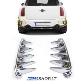 Mini Countryman F60 galinio bamperio grotelių apdaila